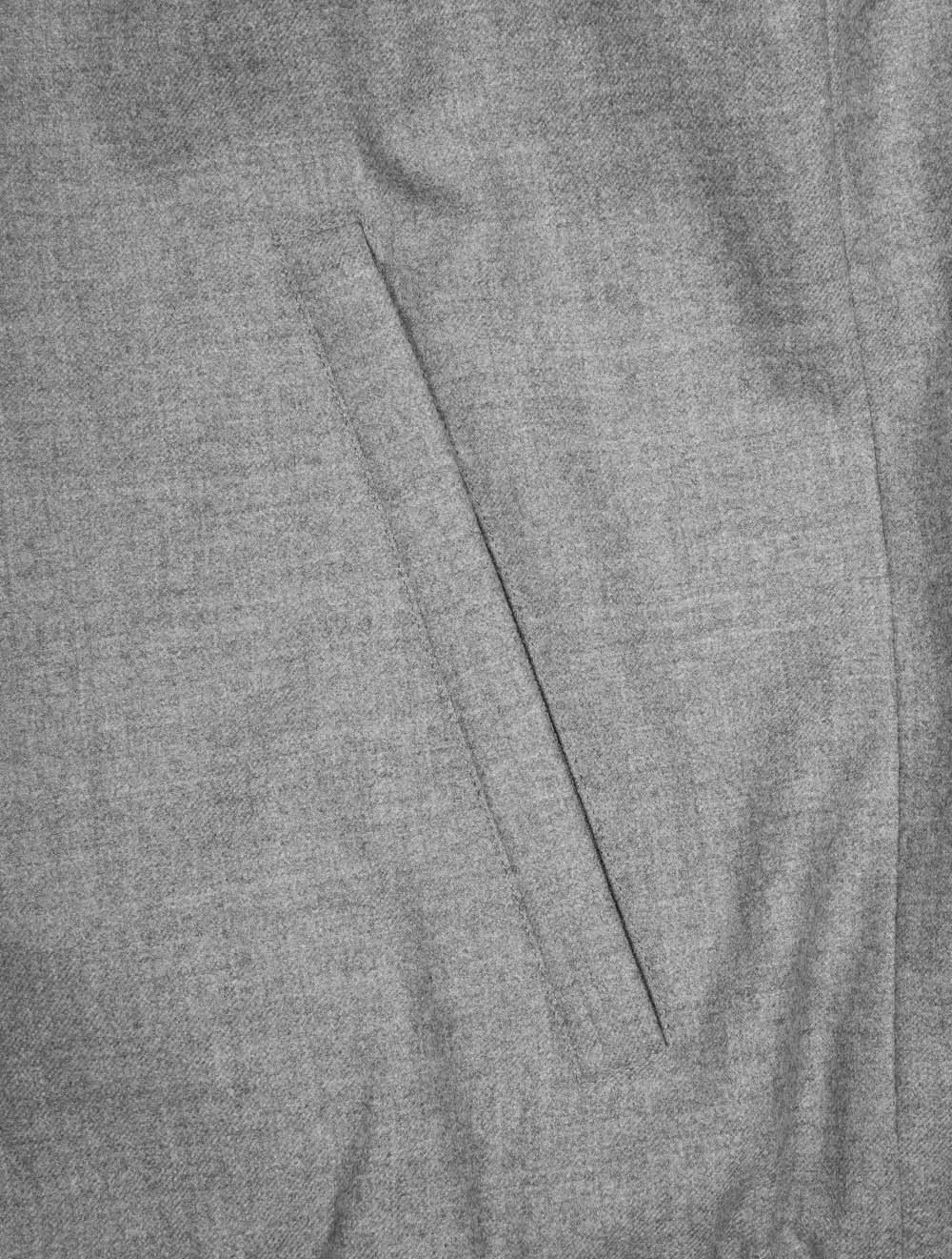 Short Wool Blouson Grey