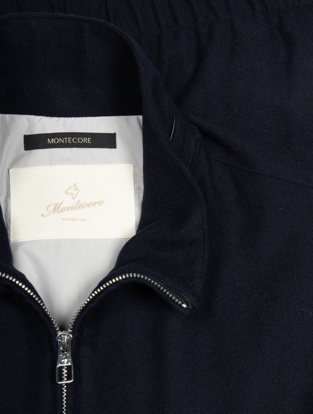 Short Wool Blouson Navy