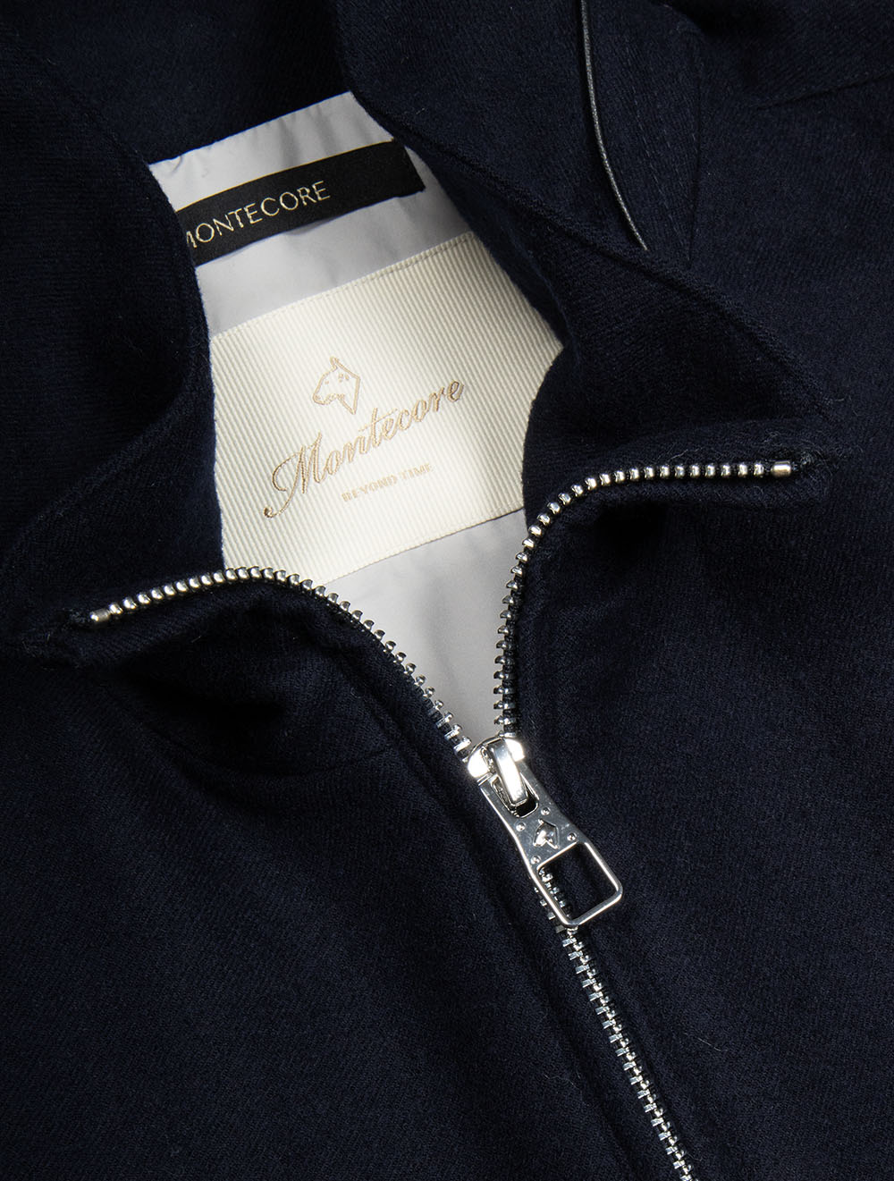 Short Wool Blouson Navy