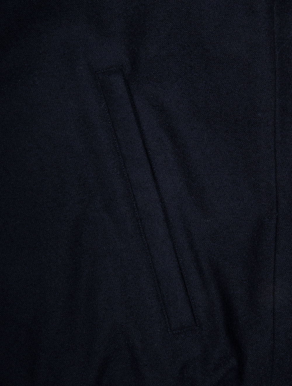 Short Wool Blouson Navy