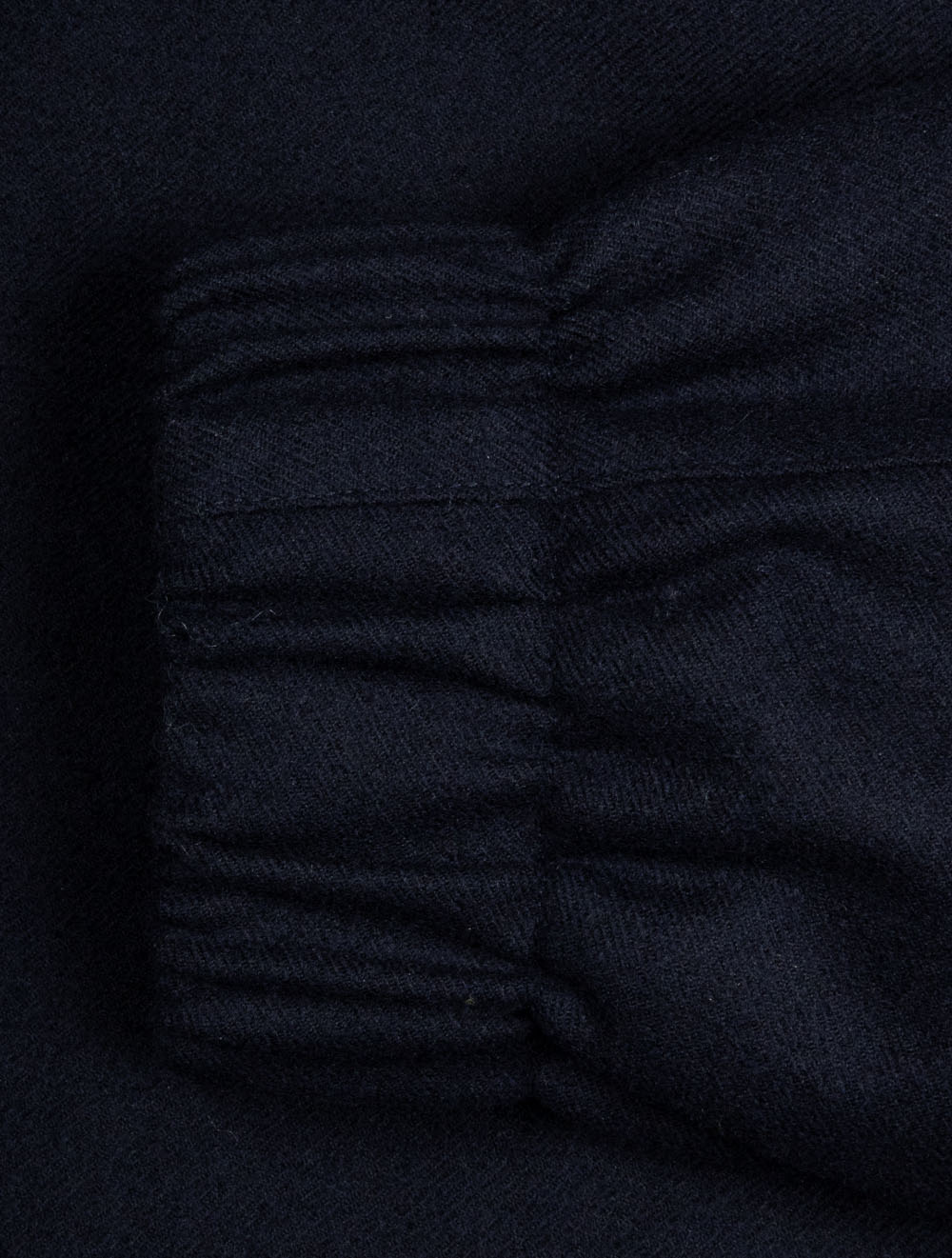 Short Wool Blouson Navy