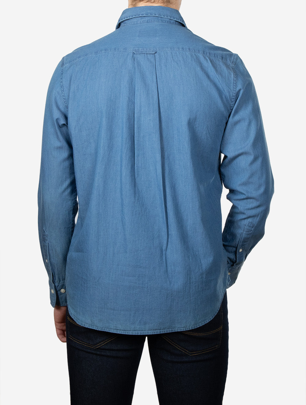 Regular Indigo Twill Shirt Semi Light Blue