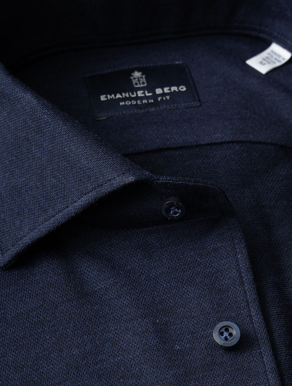 Modern Fit Jersey Shirt Navy