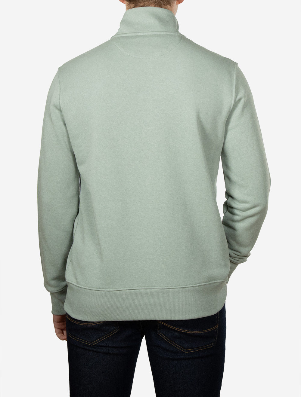 Regular Shield Half Zip Sweat Ceramic Grey