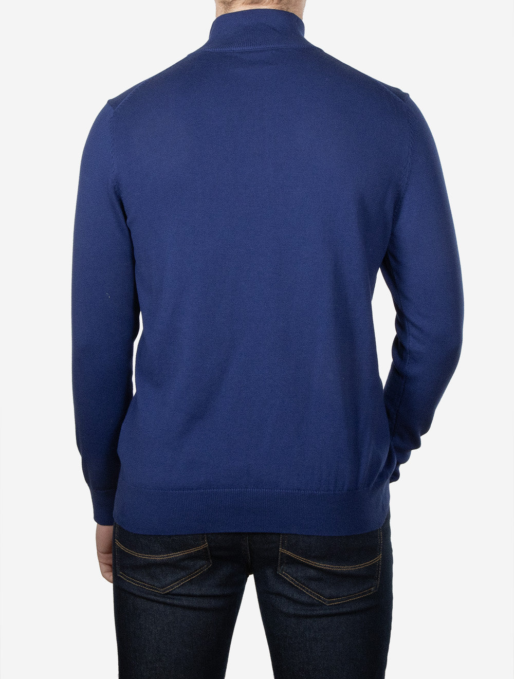 Classic Cotton Half Zip Rich Navy