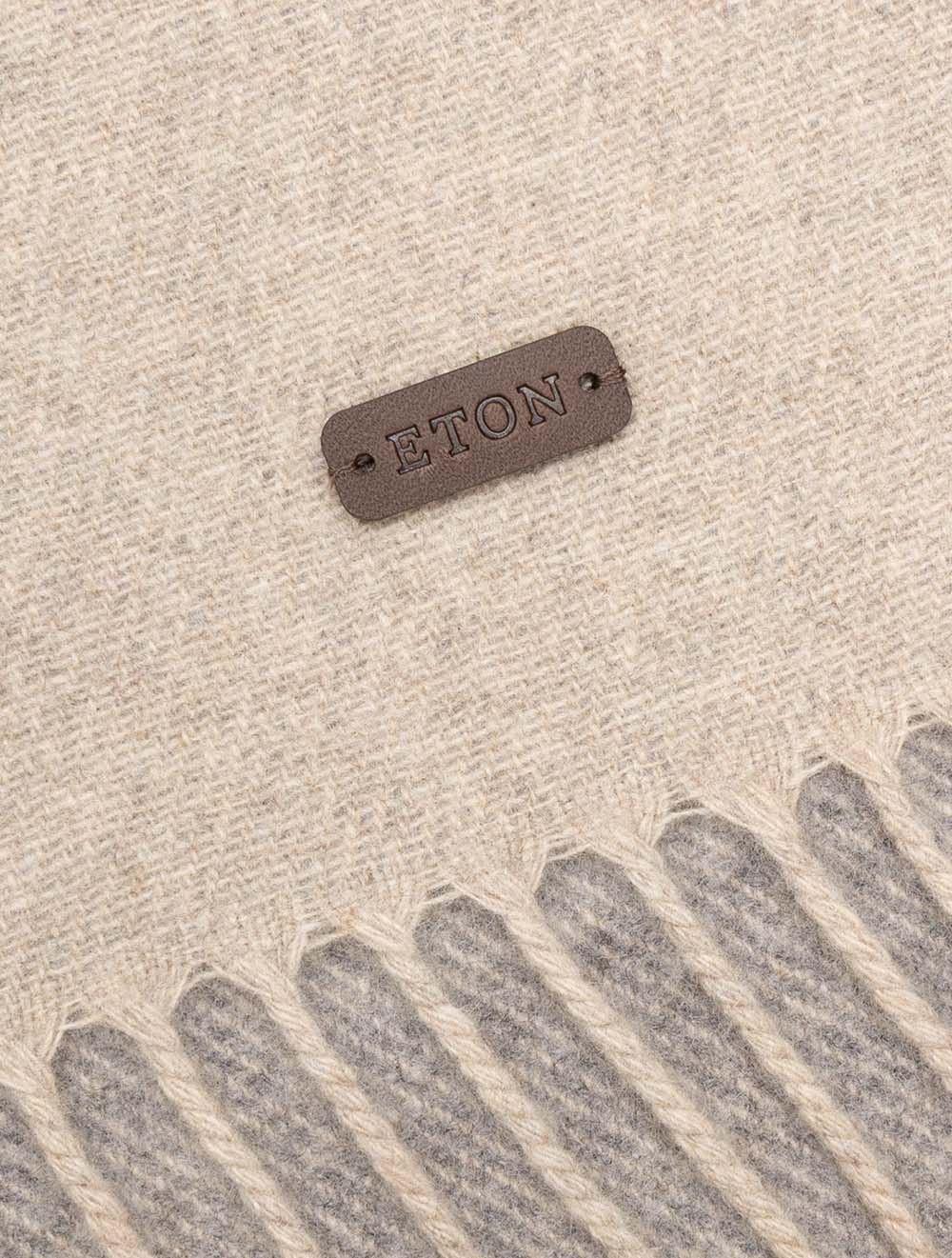 Two-Face Cashmere Scarf Brown