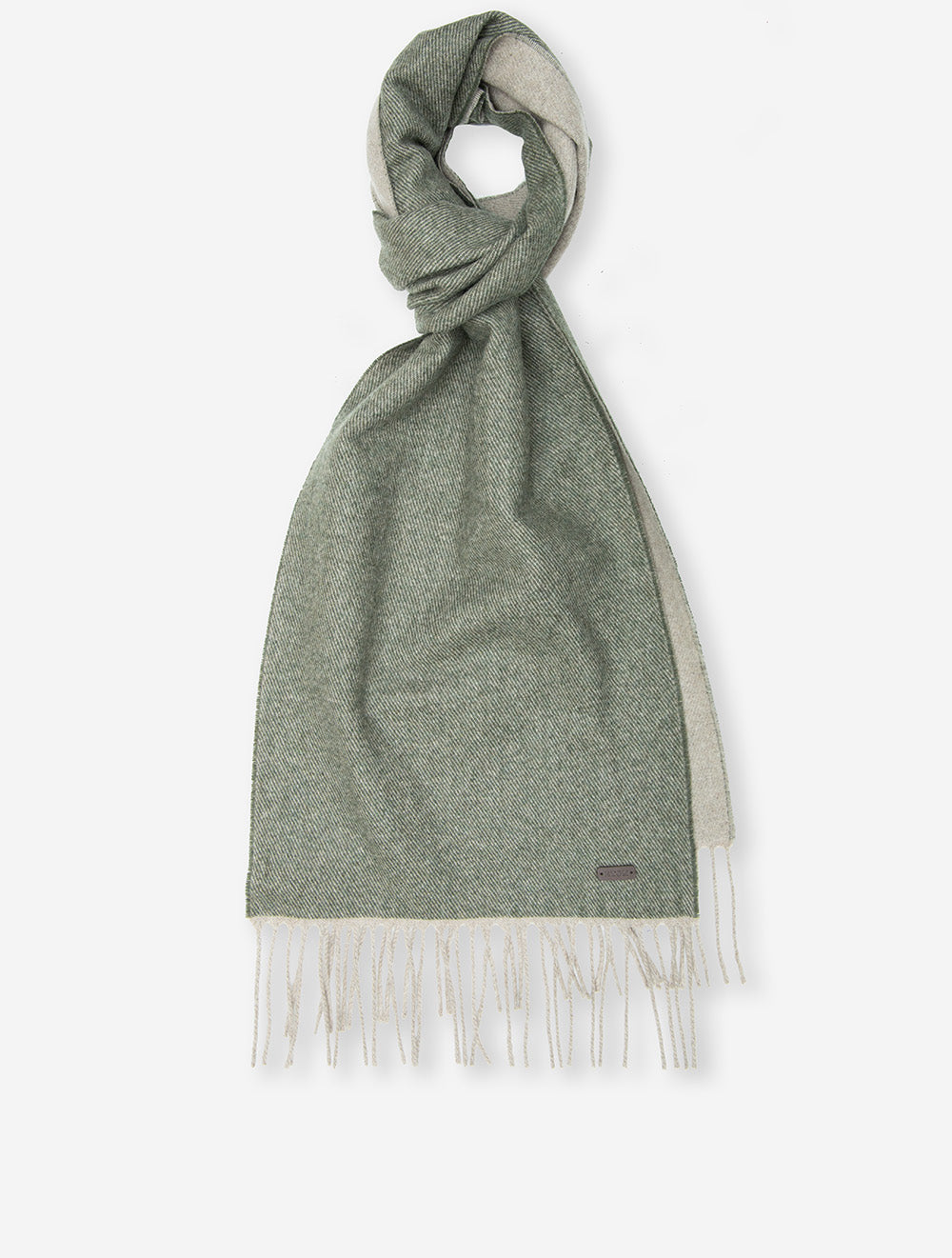 Two-Face Cashmere Scarf Beige