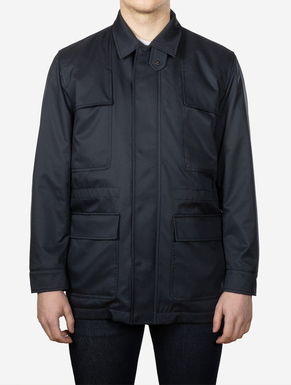 4 Pocket Travel Jacket Navy