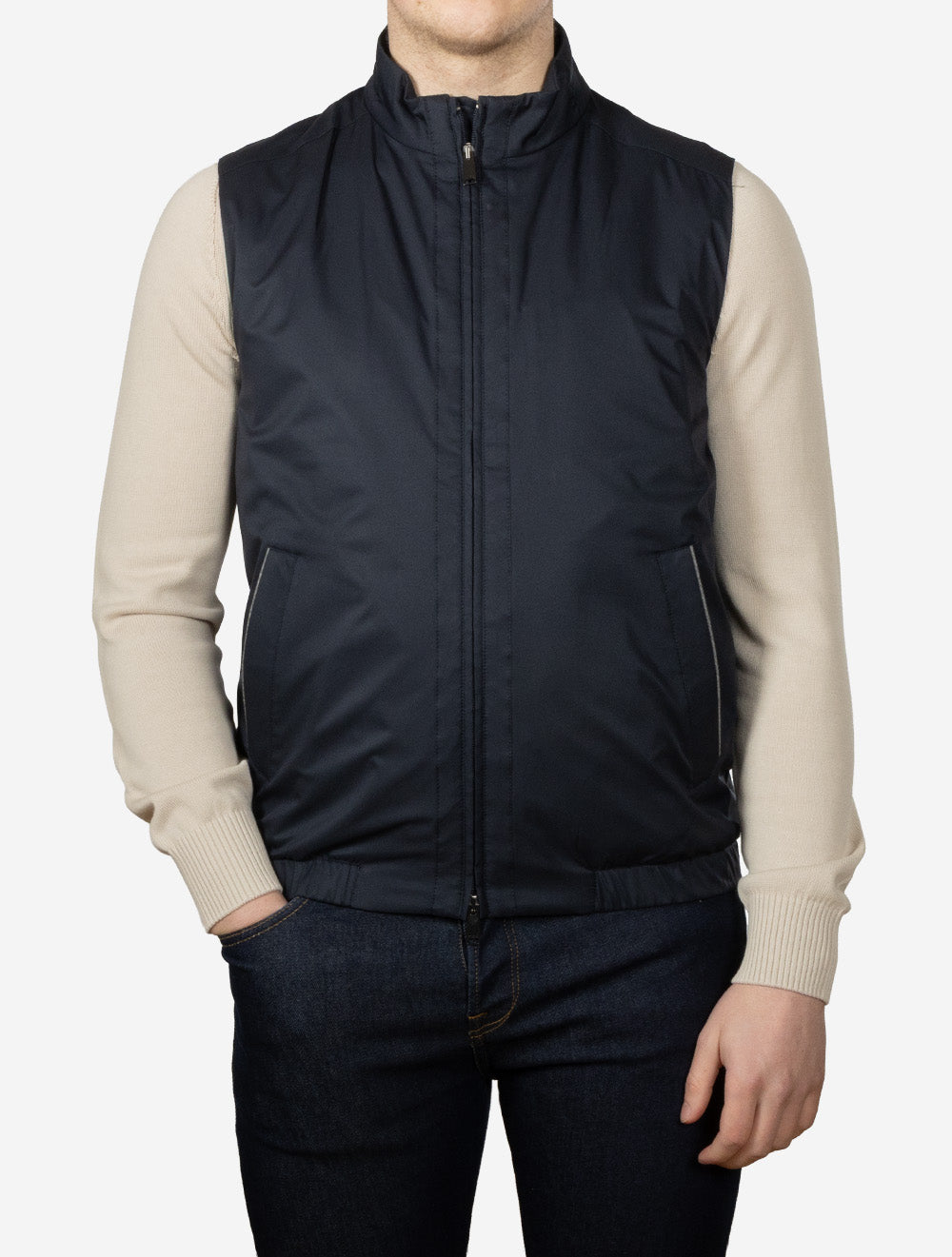 Lightweight Wind Vest Navy