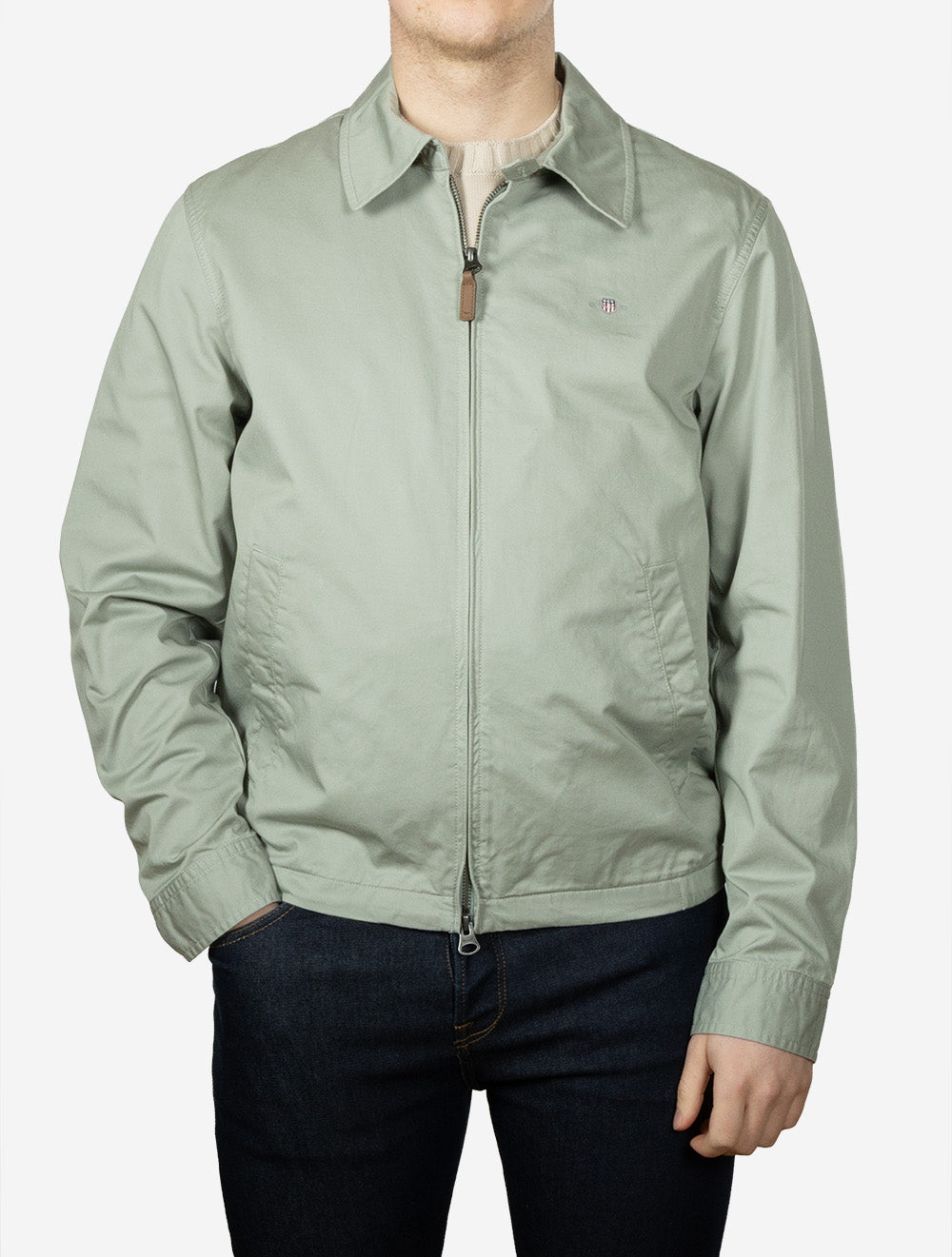 Cotton Windcheater Jacket Ceramic Grey