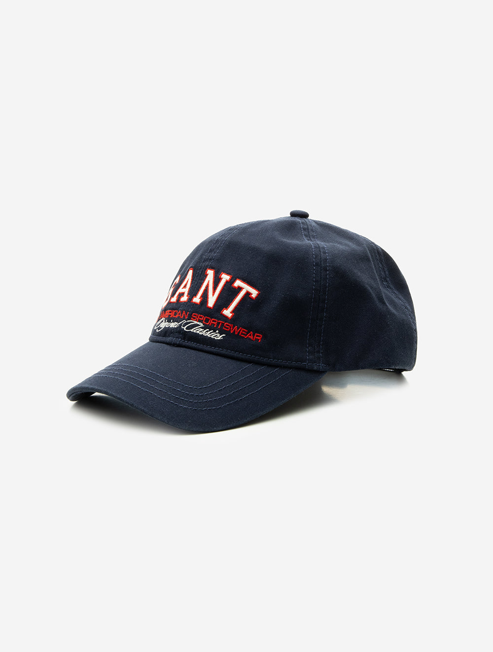 Crest Graphic Cotton Twill Cap Evening Blue
