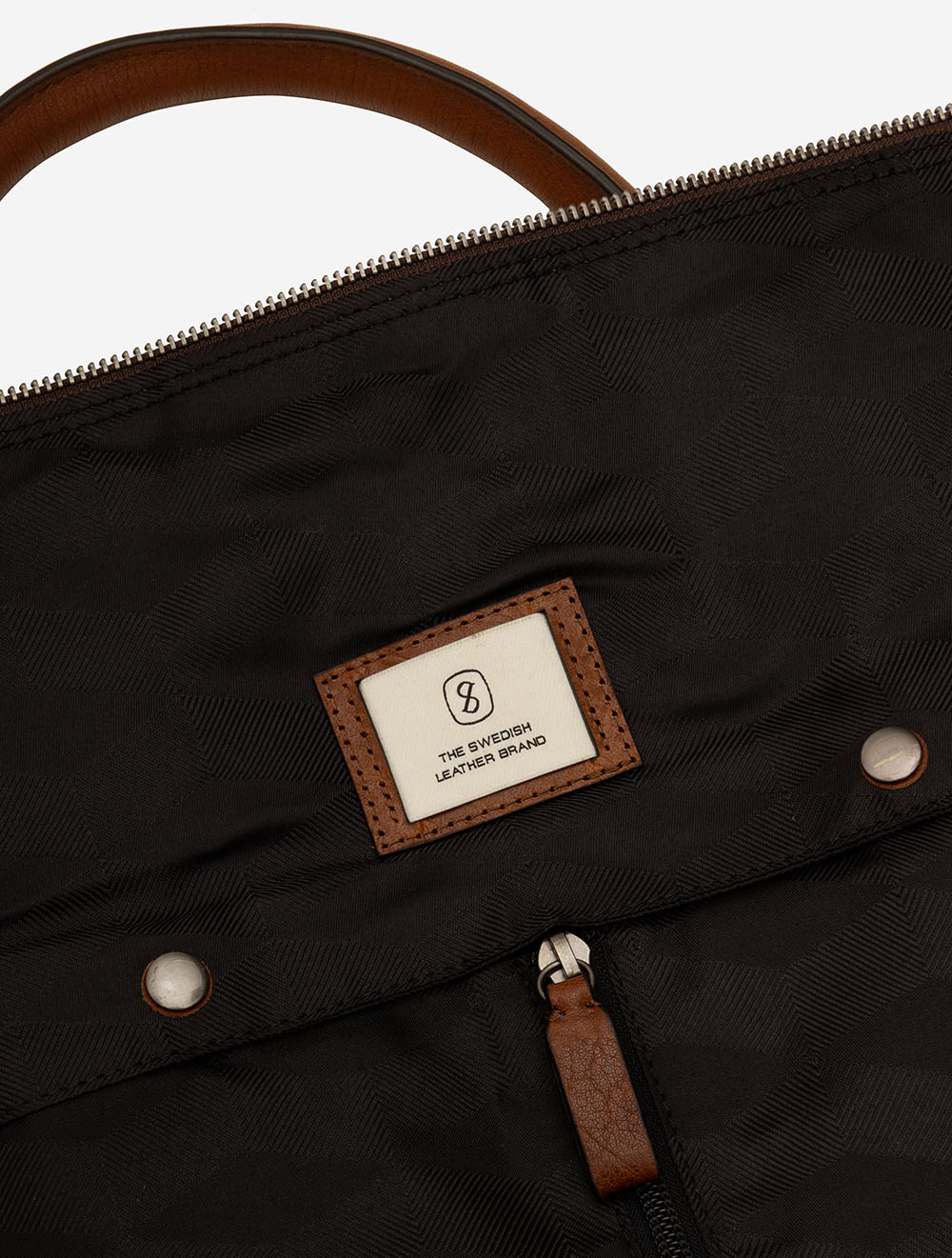 Orlando Leather Weekend Bag Midbrown