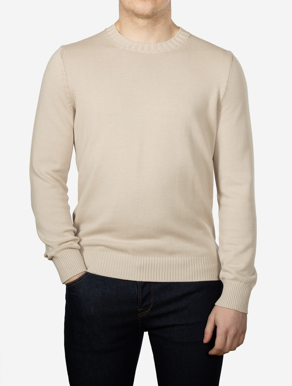 Crew Long Sleeve Knit Sand
