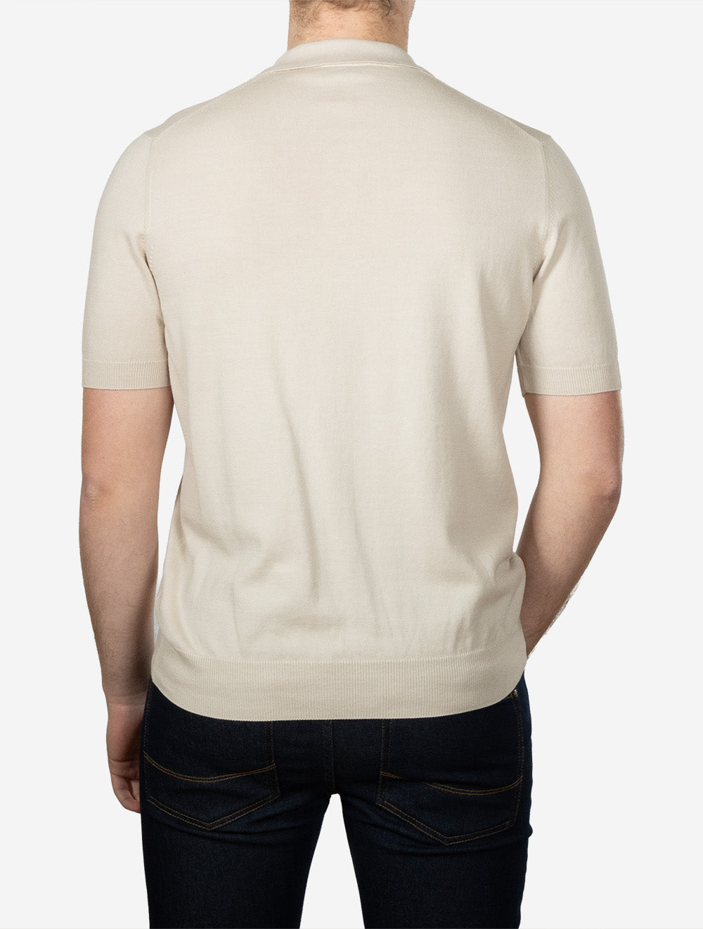 Tennis Polo Cotton Sand