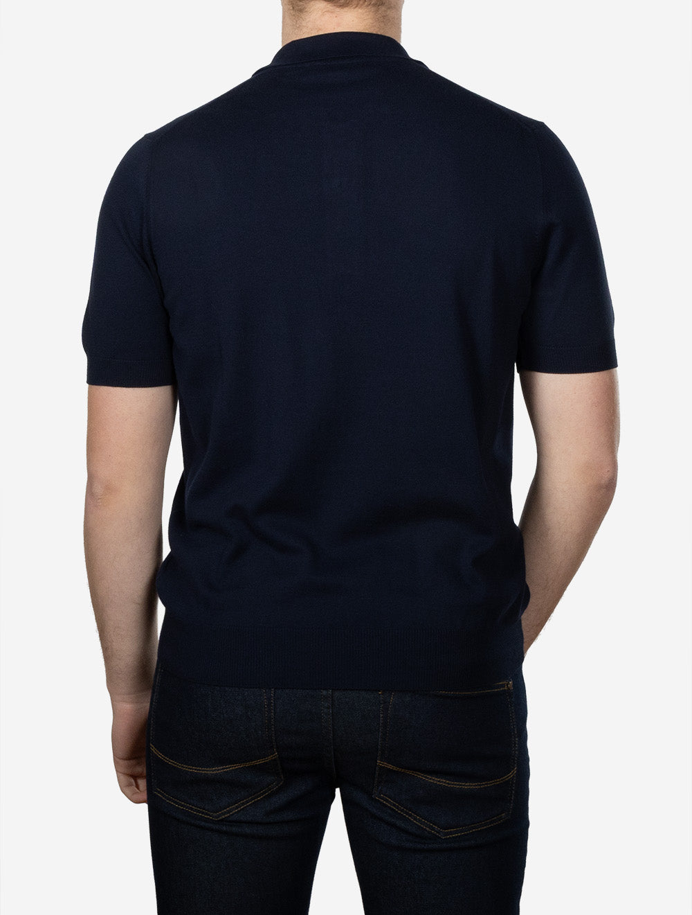 Tennis Polo Cotton Navy