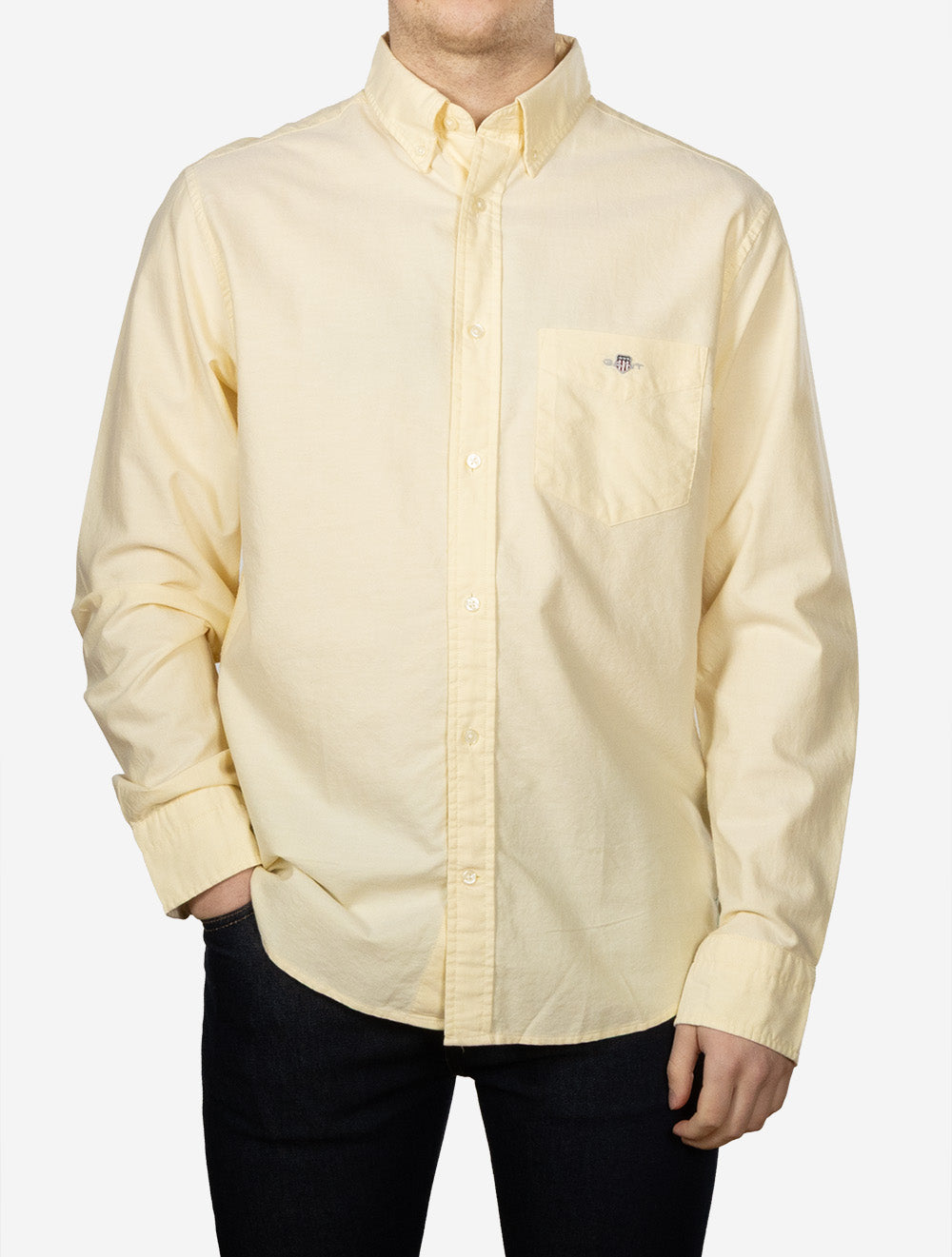 Regular Classic Oxford Shirt Light Mustard Yellow