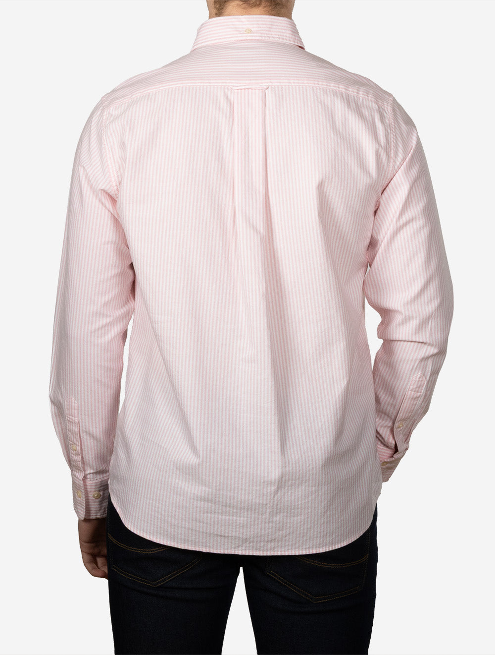 Classic Oxford Stripe Shirt Washed Pink