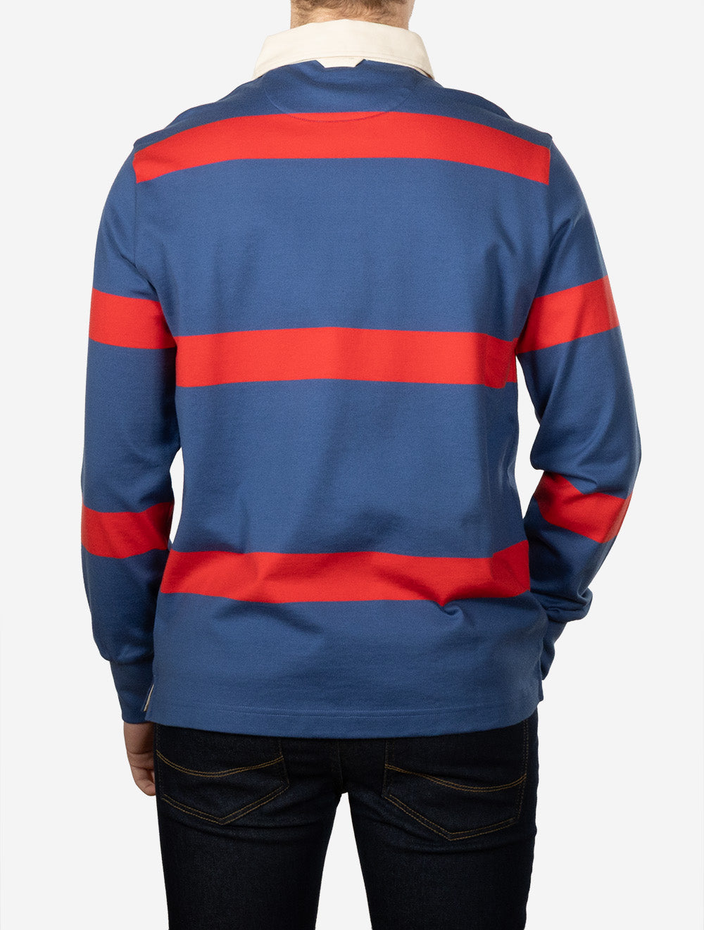 Striped Rugger Vintage Blue