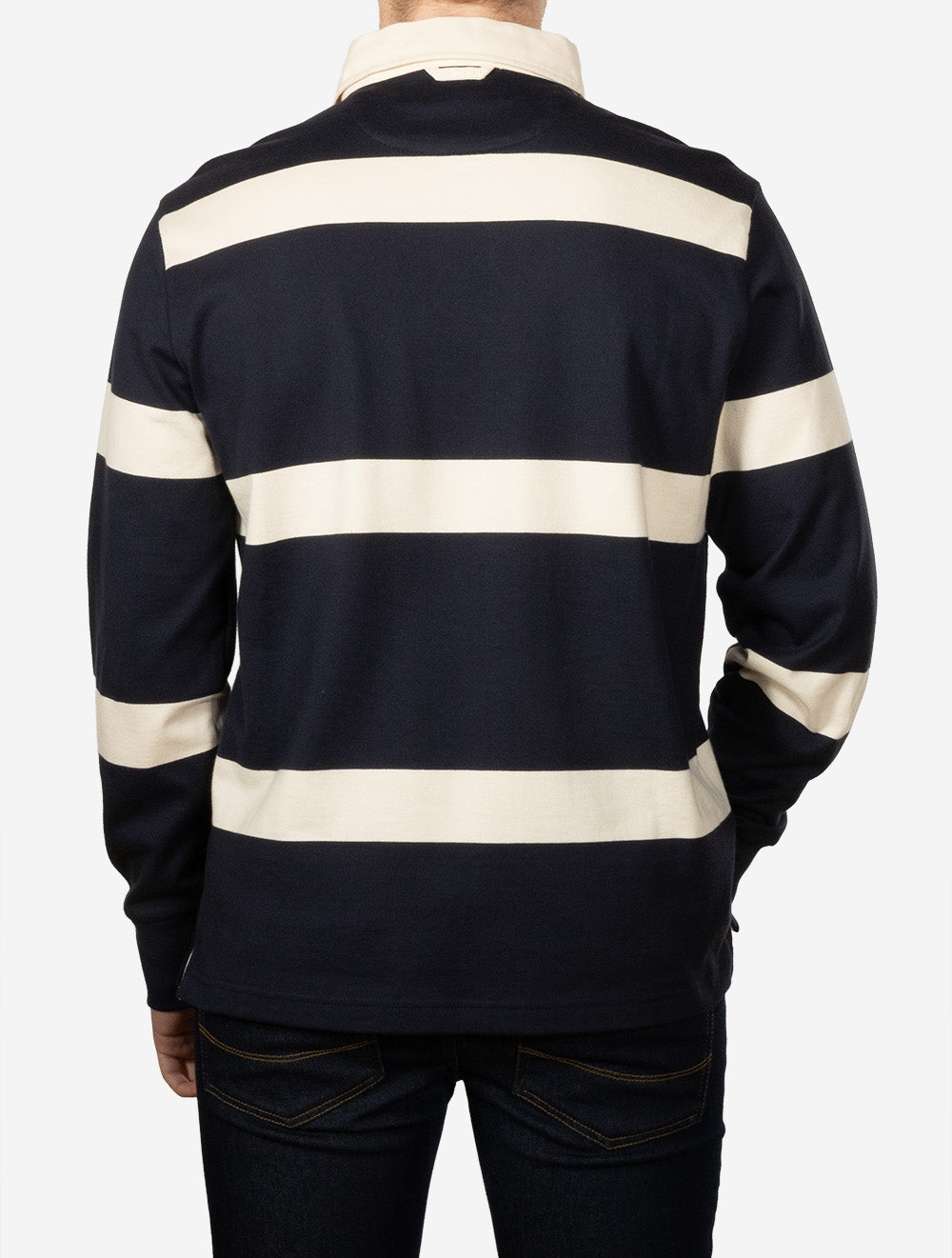 Striped Rugger Evening Blue