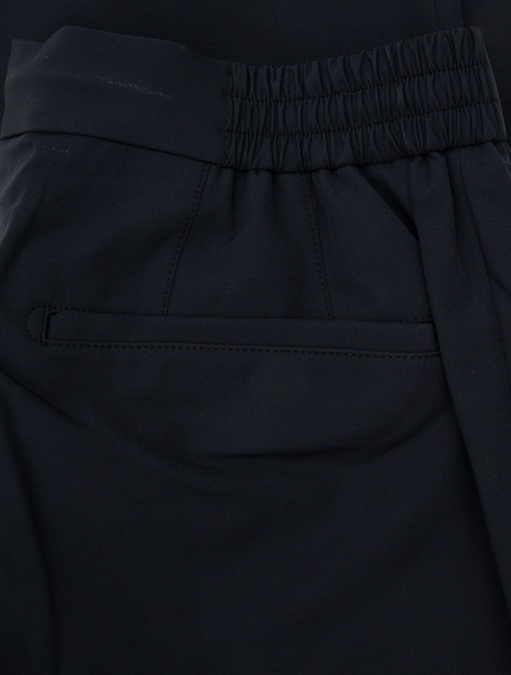 Louis Copeland Drawstring Tech Trousers Navy