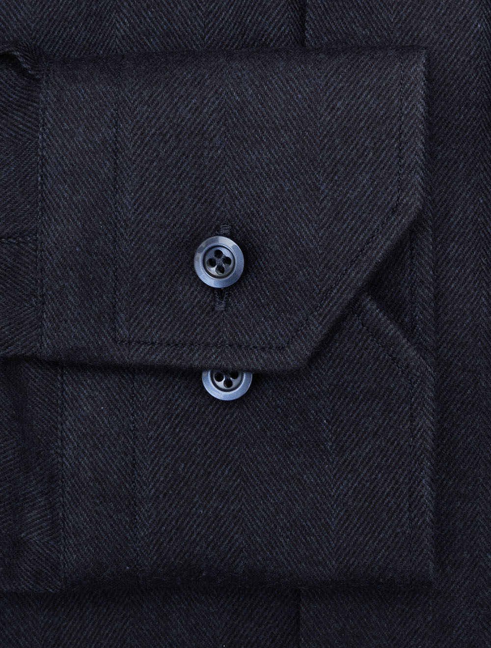 Herringbone Casual Shirt Navy