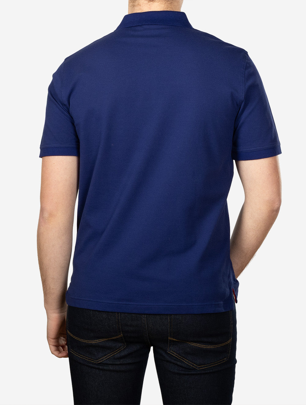 Regular Contrast Piqué Short Sleeve Polo Shirt Rich Navy