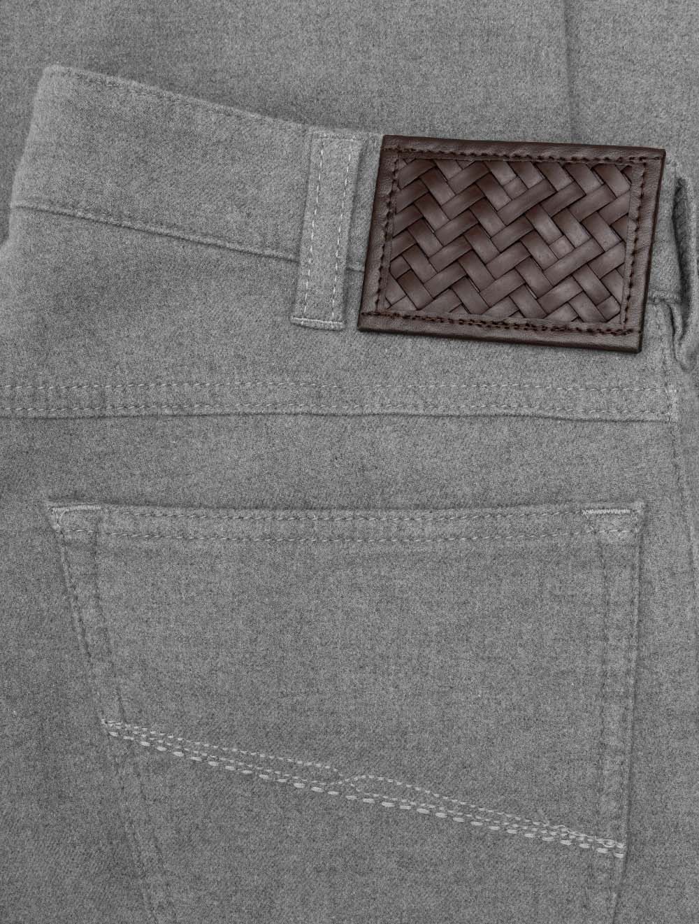 Pantalon chino gris Falco à 5 poches