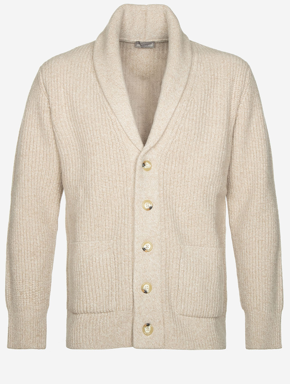 Shawl Cardigan Wheat