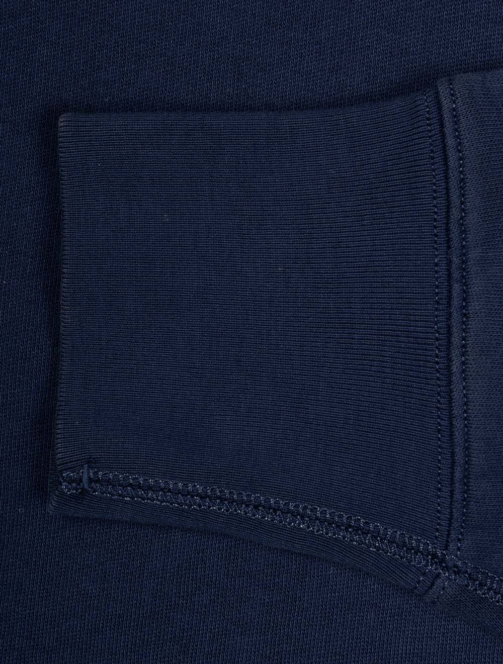 Vintage Fit Fleece Graphic Hoodie Blue
