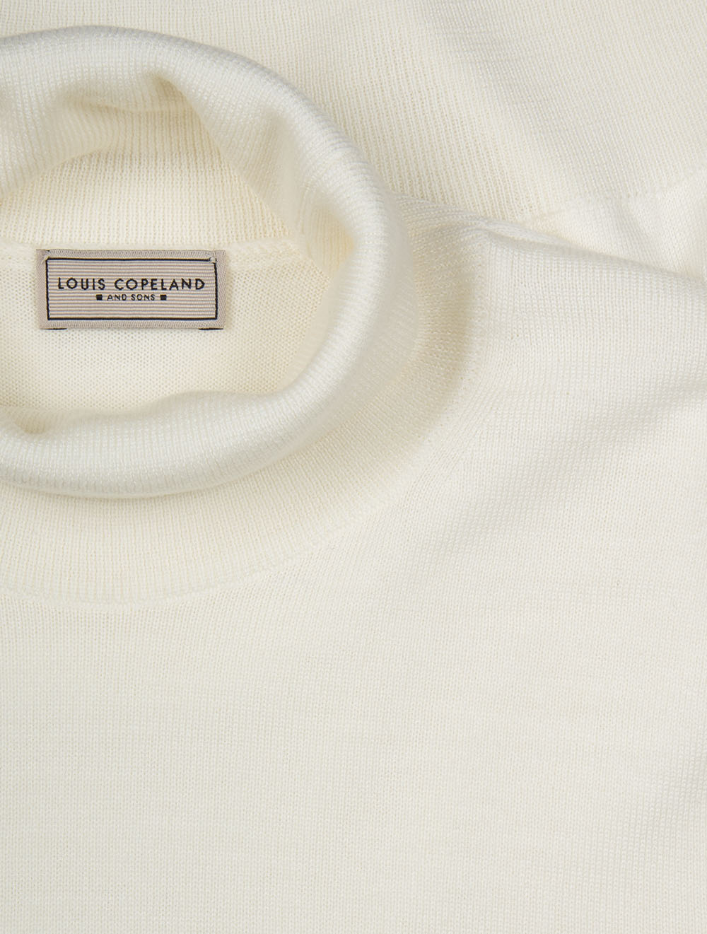 Merino Wool Turtle Neck Cream