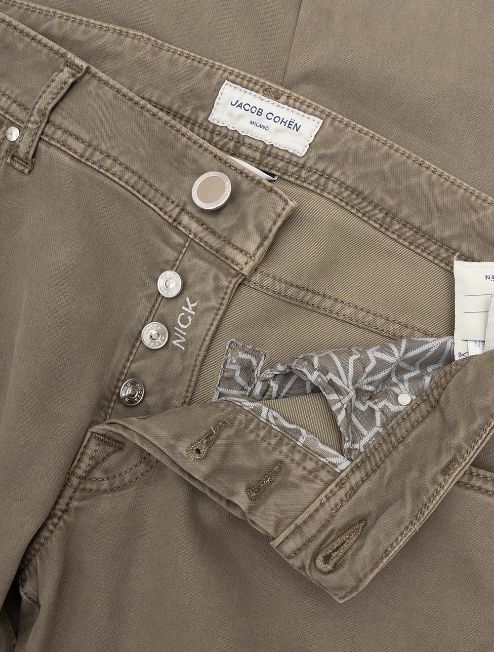 Nick 5 Pocket Jean Taupe