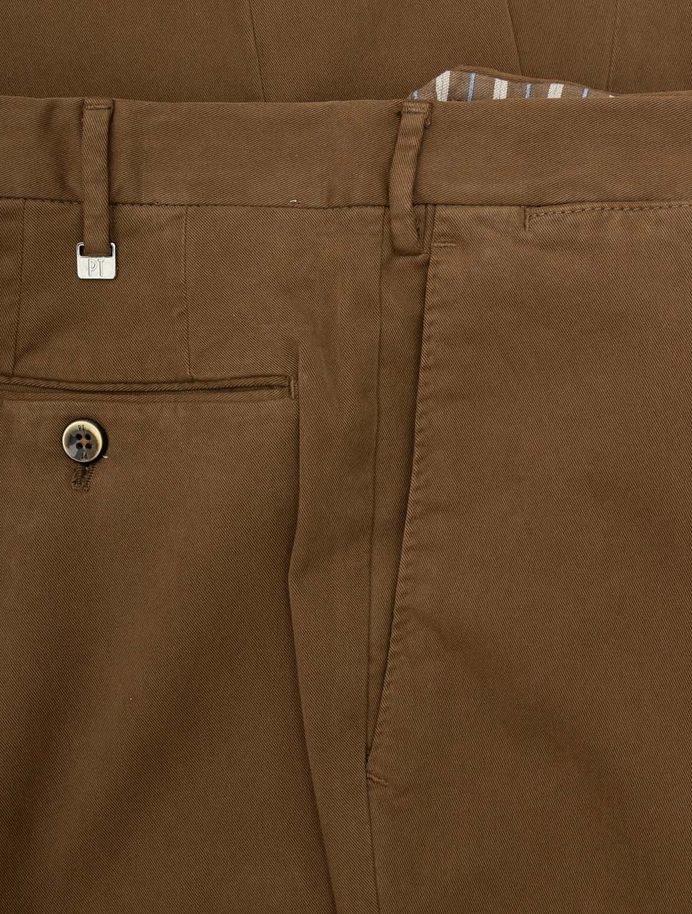 PT01 Cotton Chino-Brown