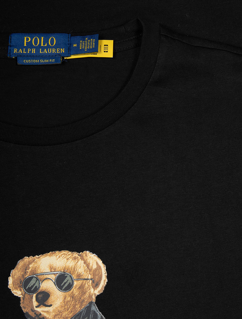 Polo Bear Jersey T-Shirt Black
