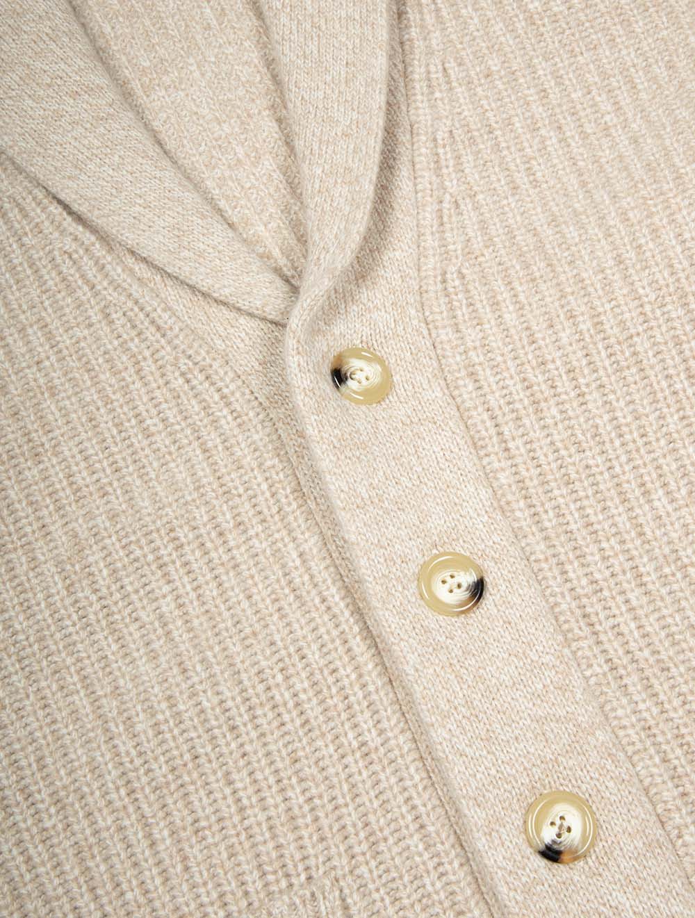 Shawl Cardigan Wheat