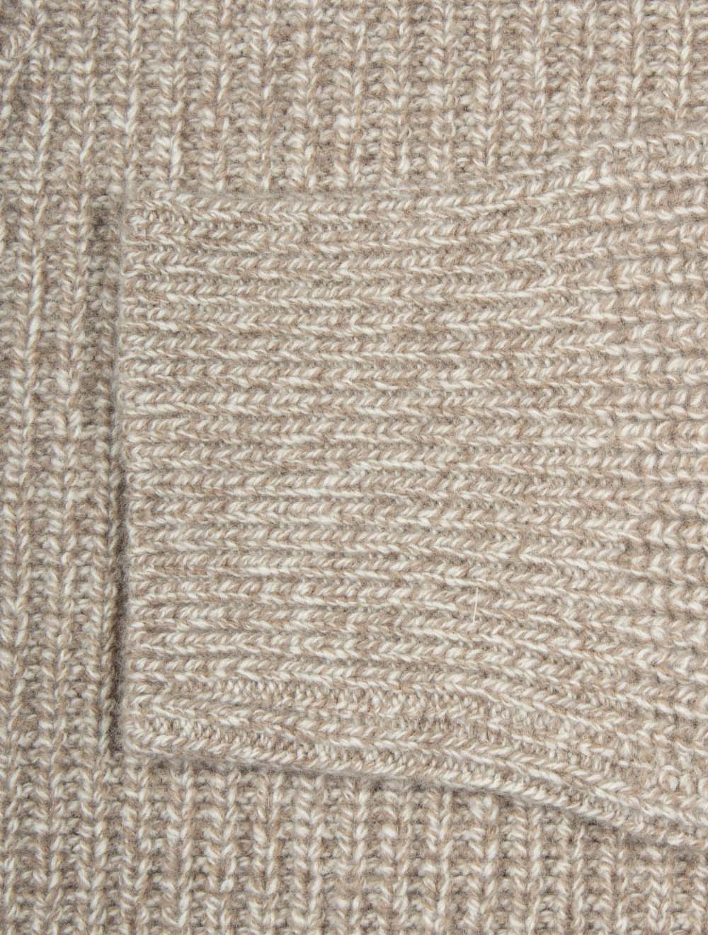Gilet châle marron