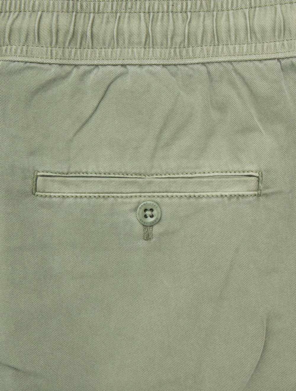 Regular Sunfaded Drawstring Shorts Dry Herb Green