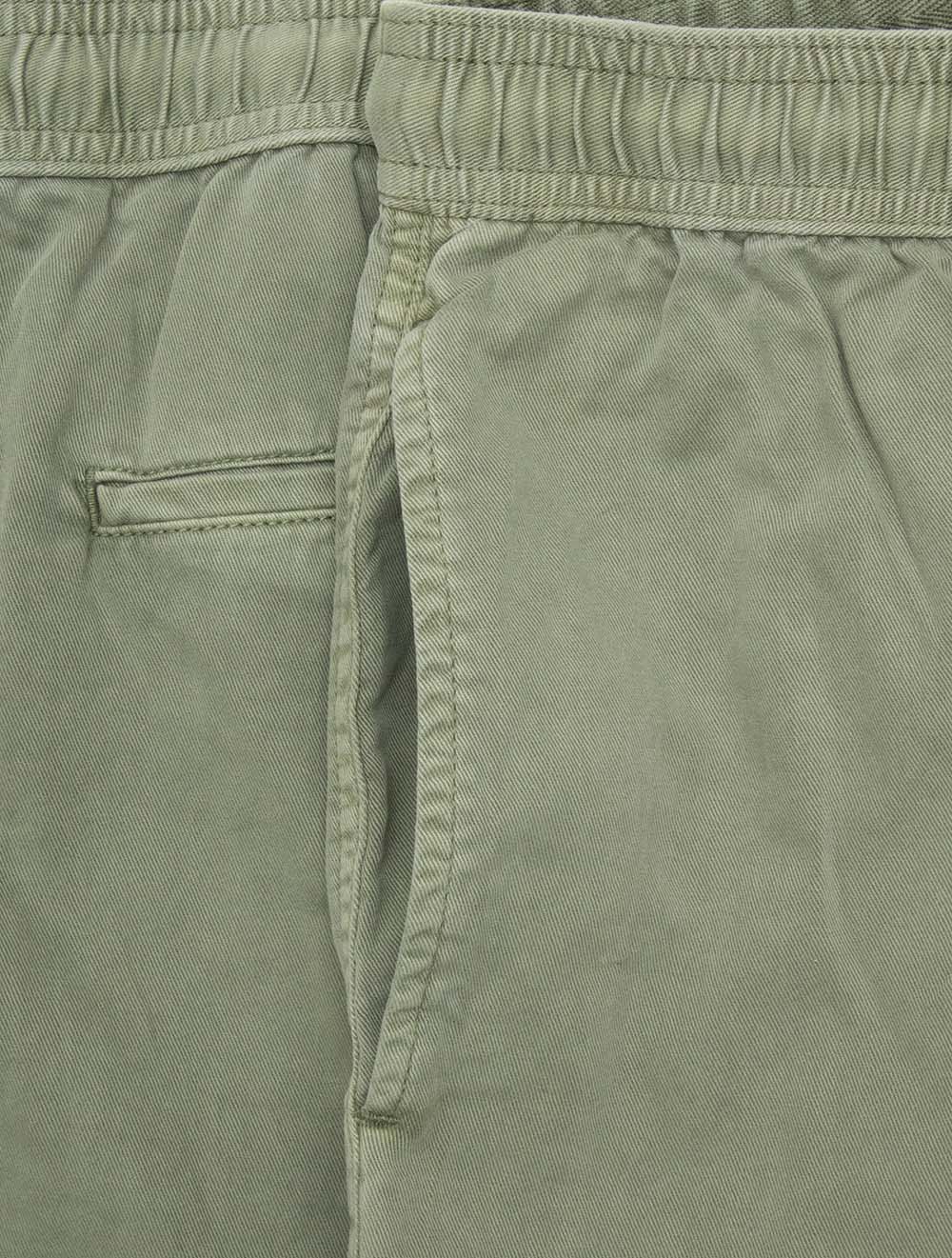 Regular Sunfaded Drawstring Shorts Dry Herb Green