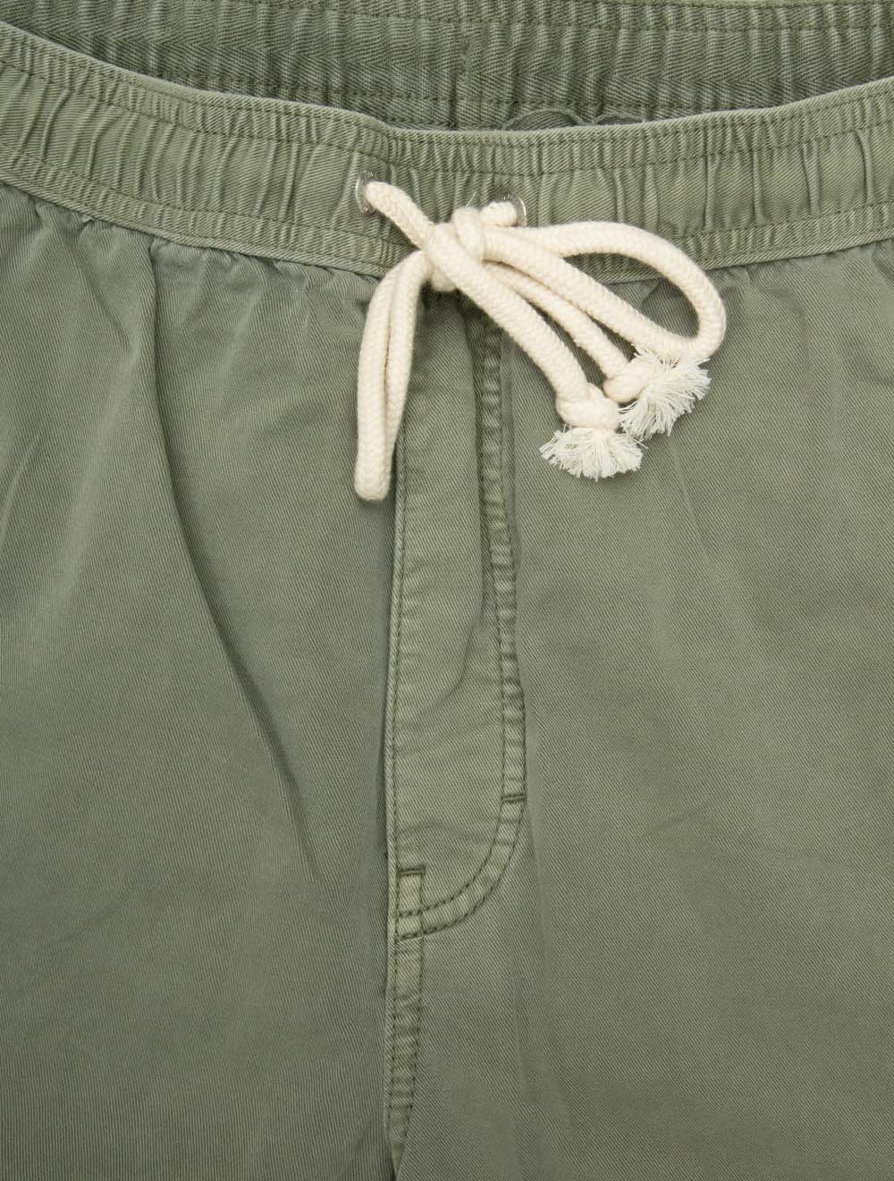 Regular Sunfaded Drawstring Shorts Dry Herb Green
