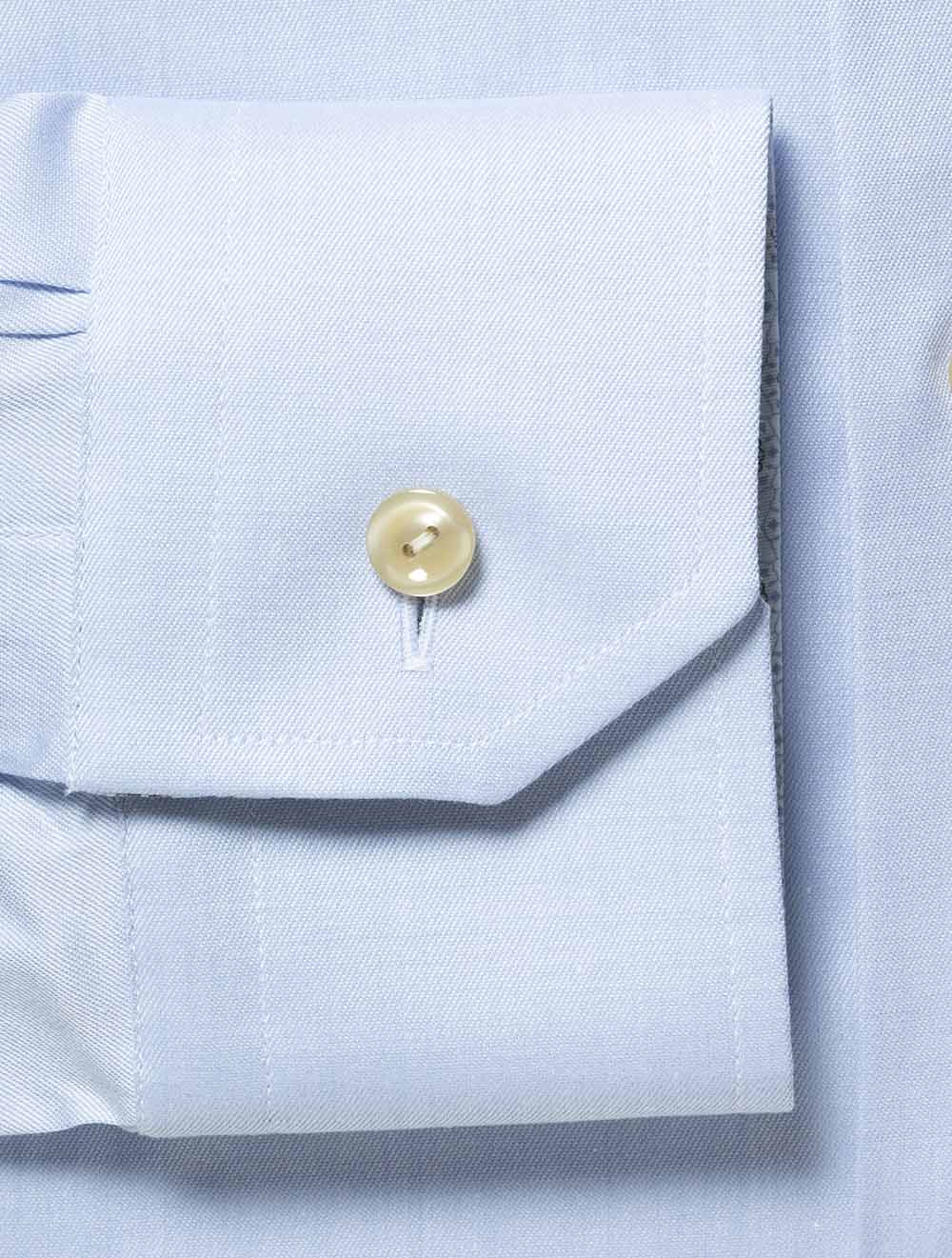 Contemporary Geo Inlay Shirt Blue