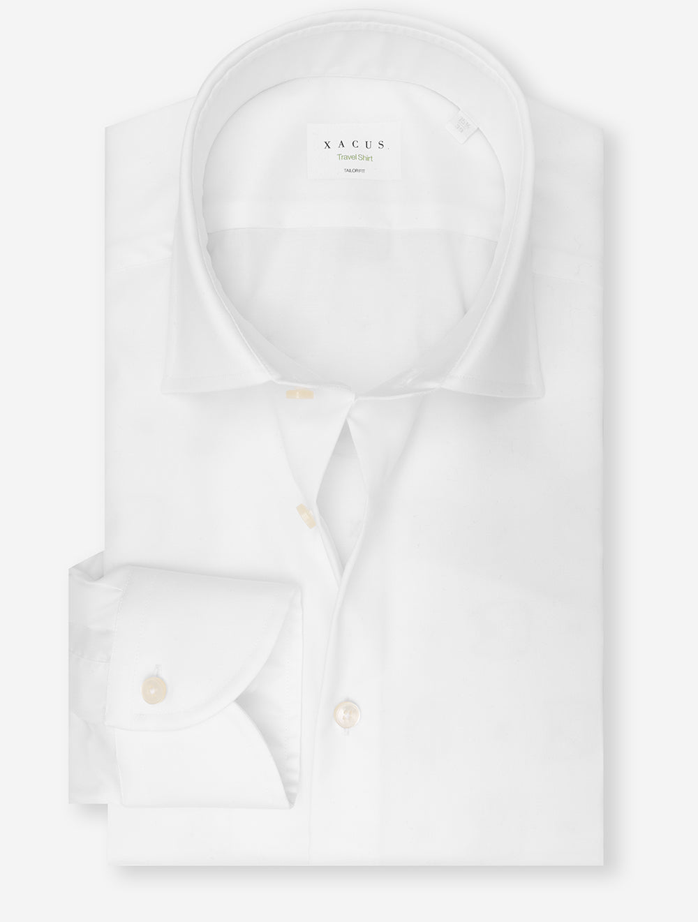 Travel Shirt Tailor Fit Pure White