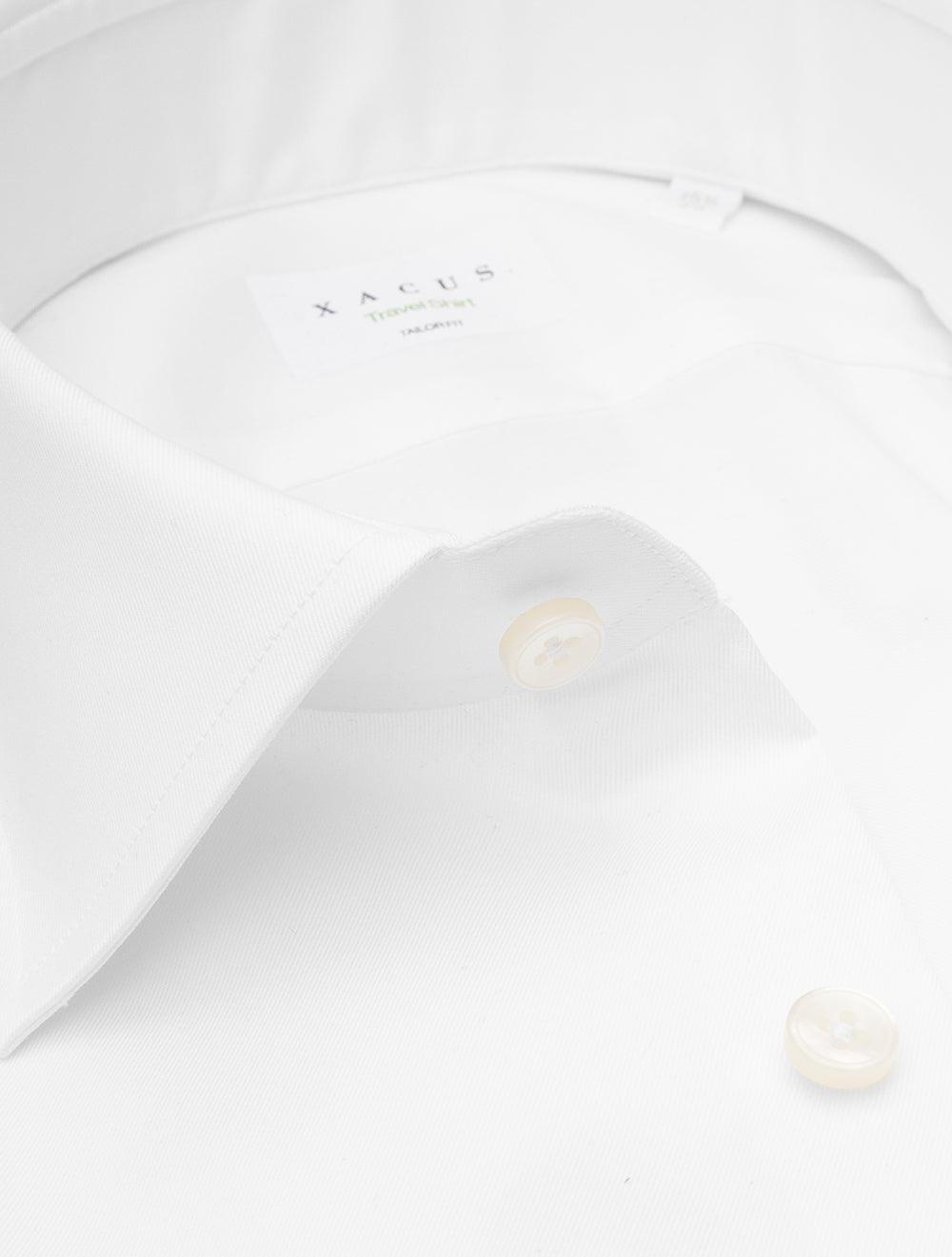 Travel Shirt Tailor Fit Pure White