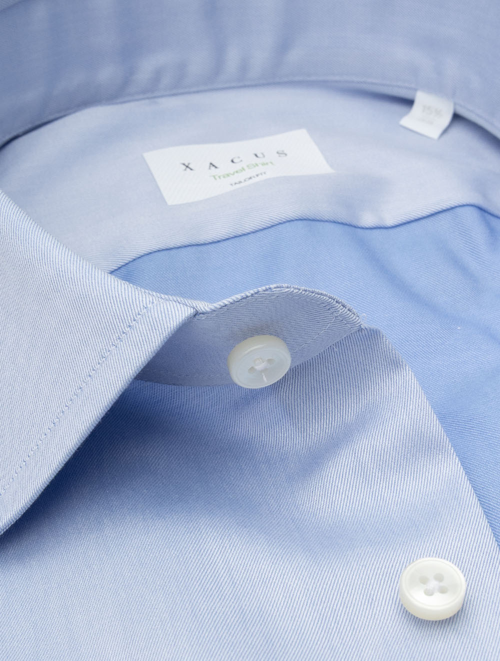 Travel Shirt Tailor Fit Blue