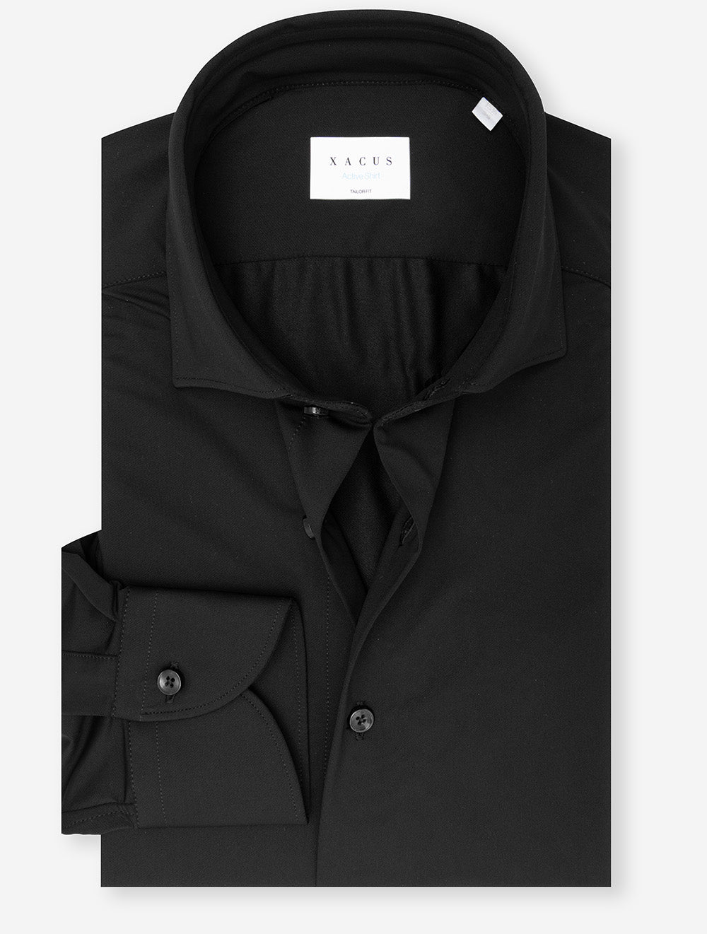 Chemise active coupe ajustée noire