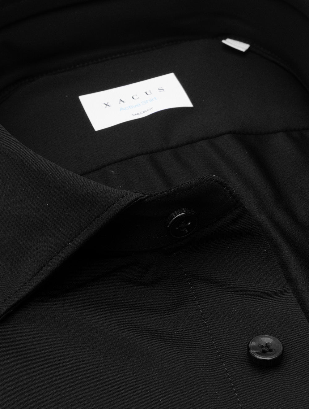 Chemise active coupe ajustée noire