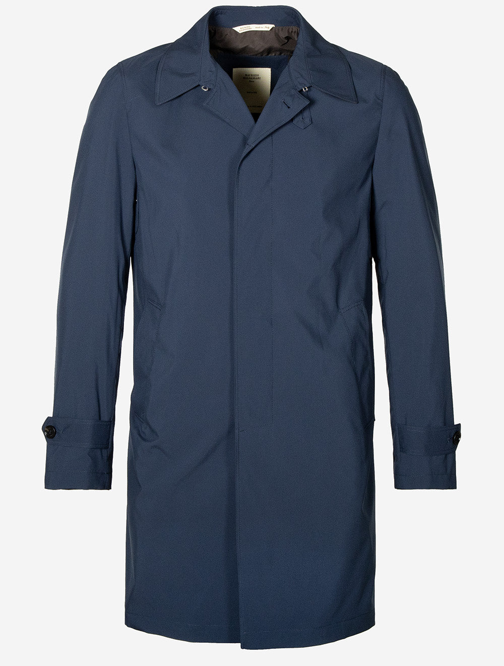 Single-Breasted Trench Coat Navy