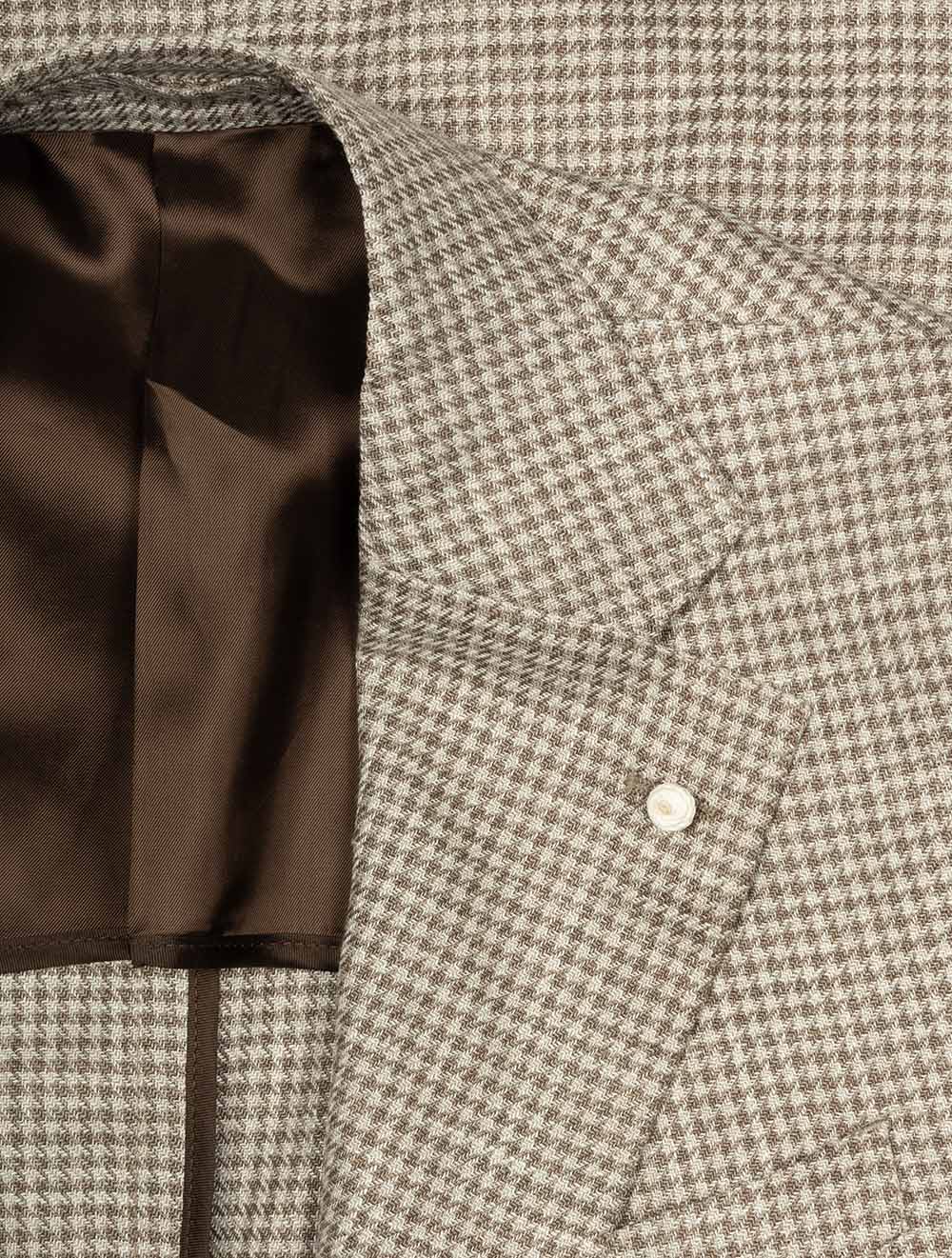Houndstooth Jacket Brown