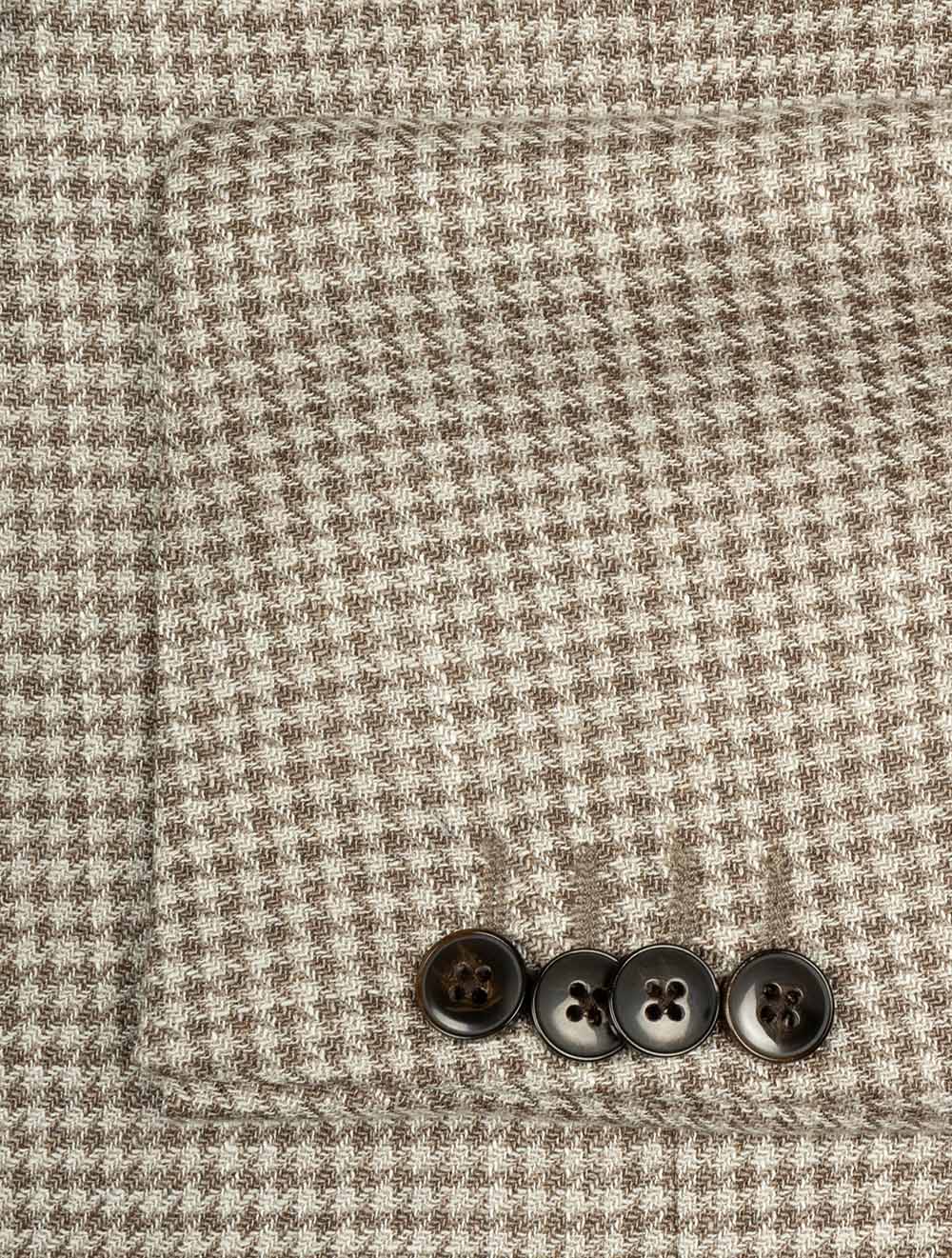 Houndstooth Jacket Brown