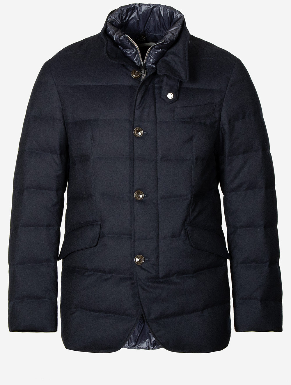 Short Coat With Insert Navy
