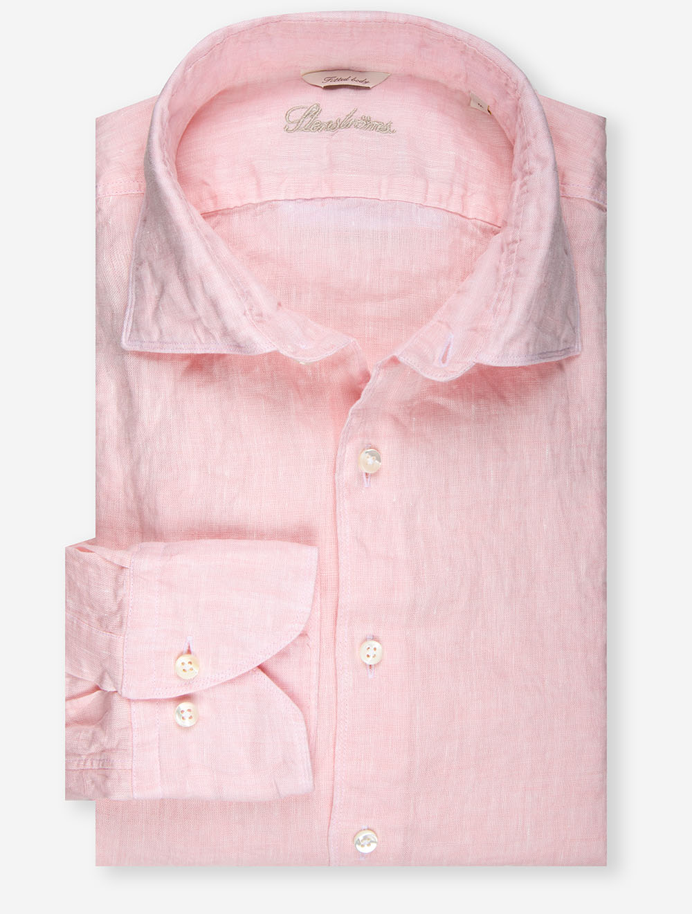 Regular Linen Shirt Light Pink