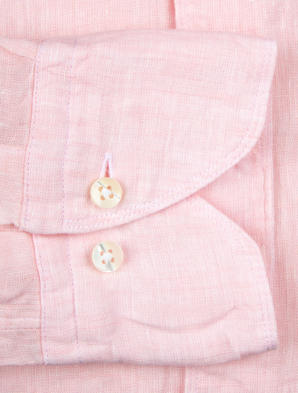 Regular Linen Shirt Light Pink